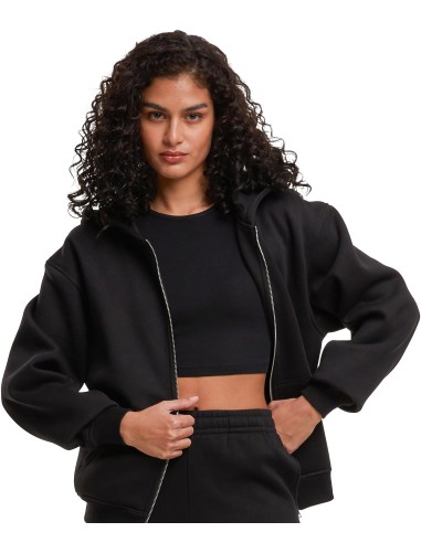 BUI-BY445-Ladies Loose Fit Zip Hoody